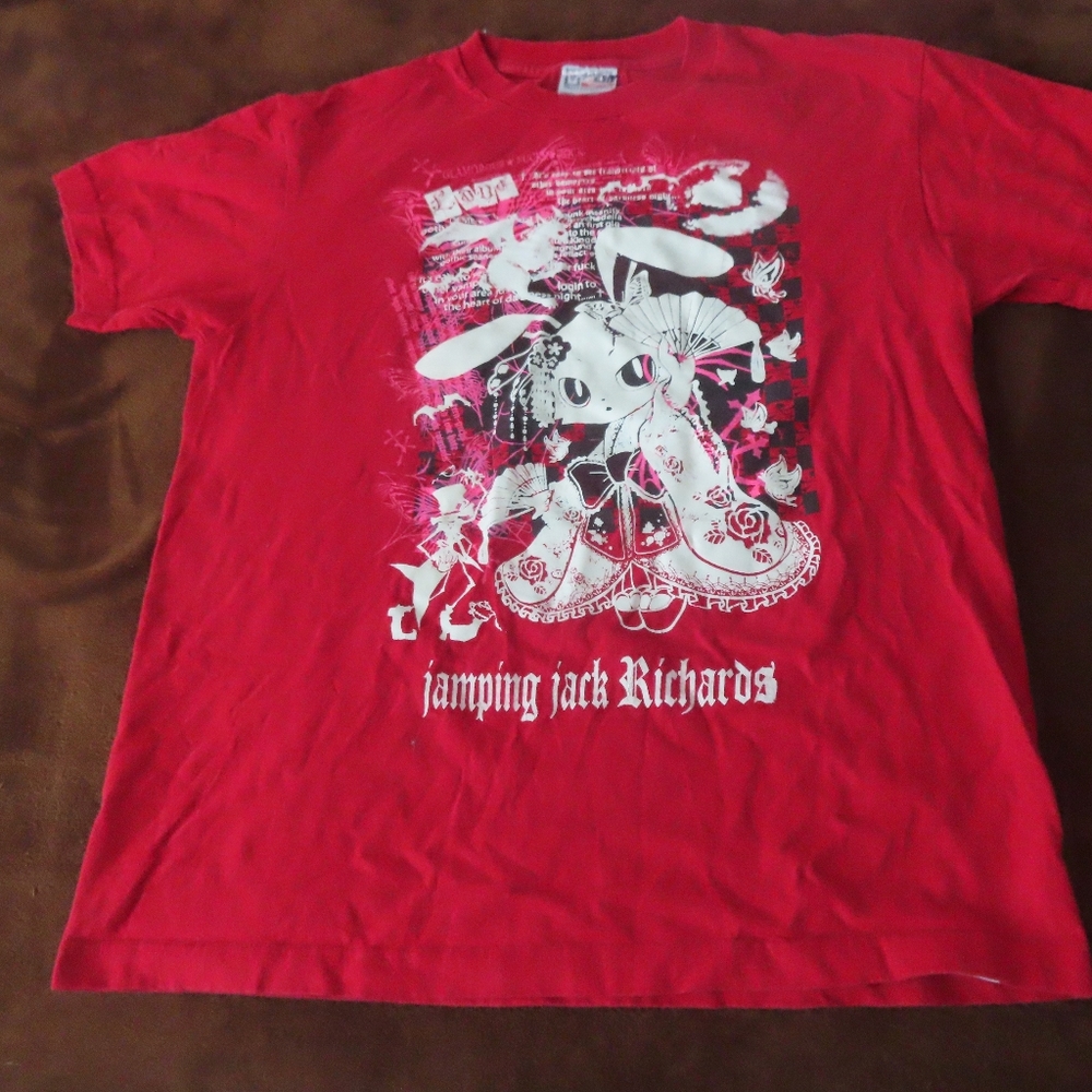 Maris Rock Jumping Jack Richards T-Shirt maggie cat L drain gang sad boys